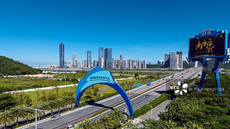 珠海横琴二桥图片素材