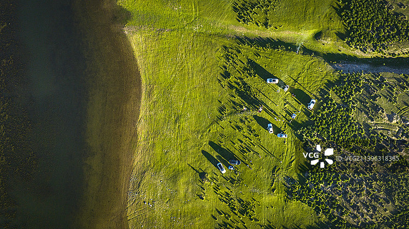 金银滩 东大滩水库图片素材