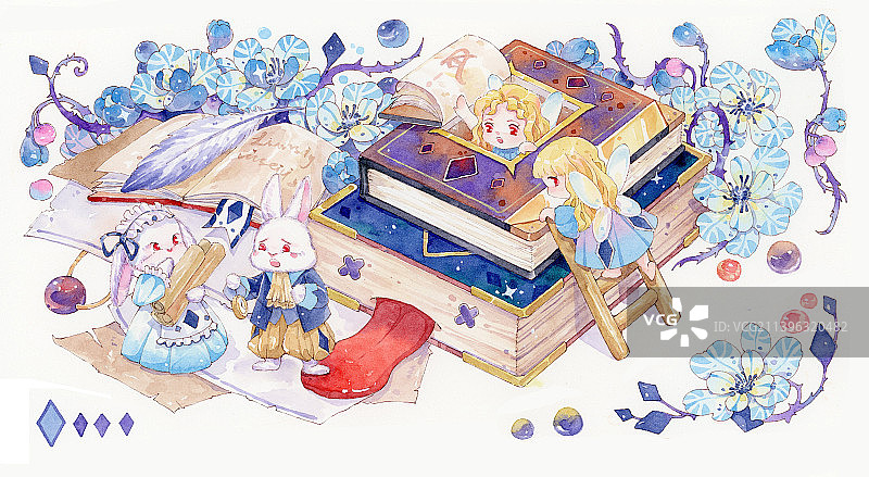 童话里的精灵图片素材