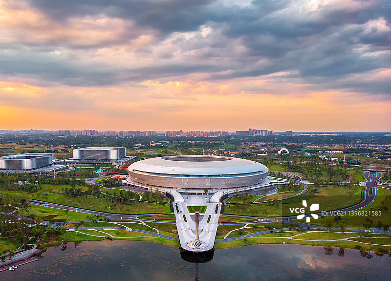 成都东安湖体育公园图片素材