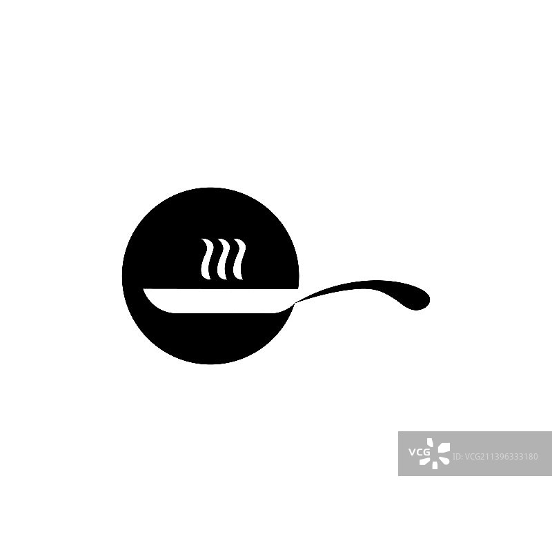 炒锅图标Logo图片素材