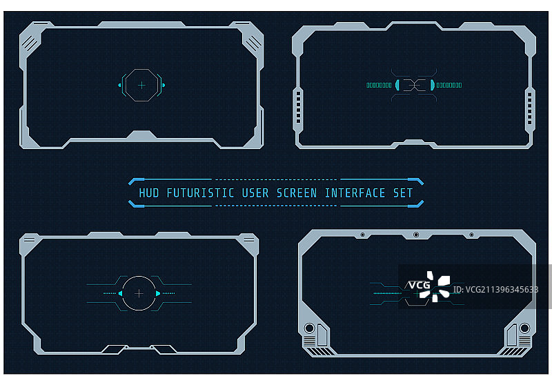 未来科技用户屏幕目标元素合集图片素材