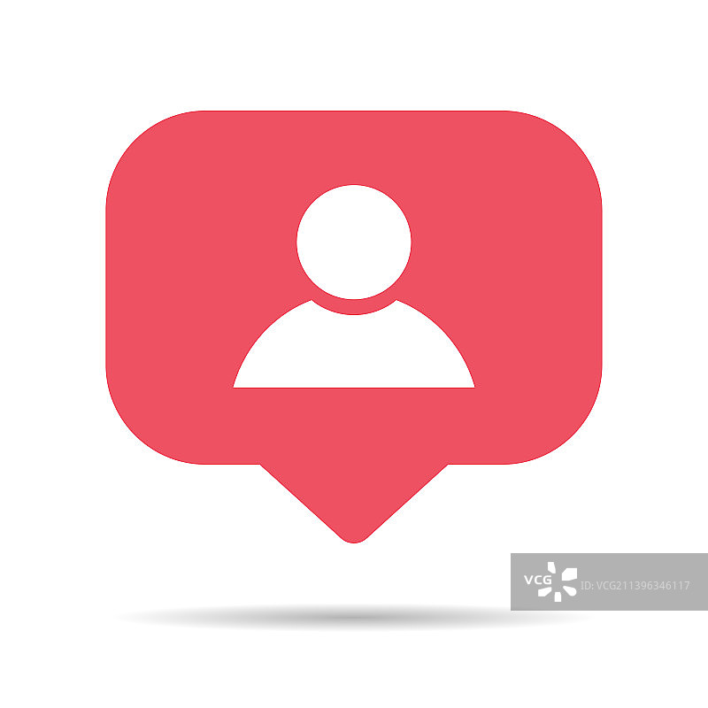 应用程序关注者通知符号图片素材