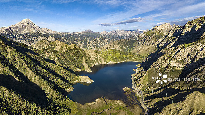 读库公路大小龙池图片素材