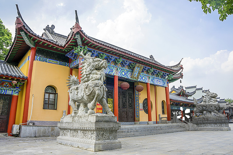 安徽合肥三河古镇景区万年寺图片素材