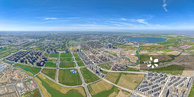 临港新城全景 城市开发 新城建设 发展规划 滴水湖 临港科技城 顶尖科学家社区图片素材