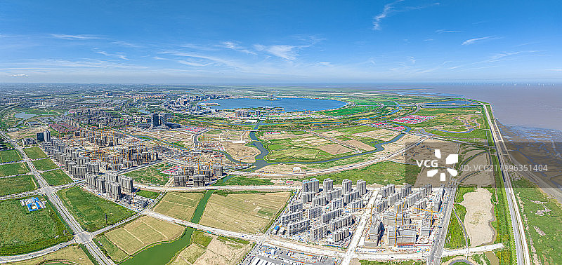临港新城全景 城市开发 新城建设 发展规划 滴水湖 临港科技城 顶尖科学家社区图片素材