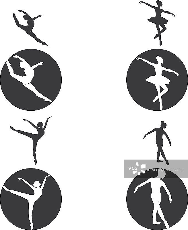 芭蕾舞Logo图片素材