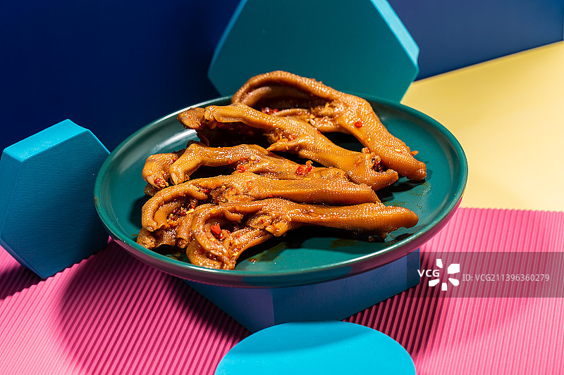 中式鸭脚美食图片素材