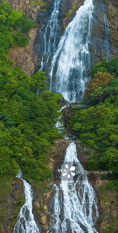 广州增城白水寨瀑布图片素材