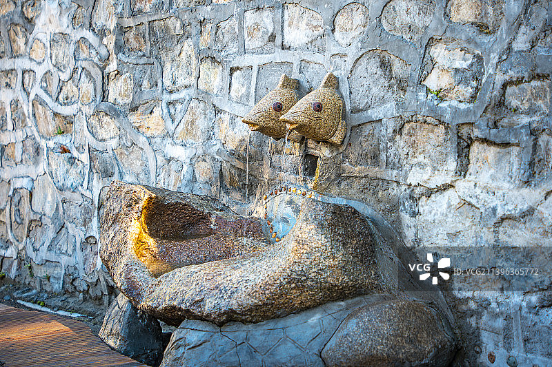 新疆喀纳斯景区圣泉图片素材