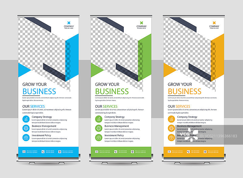 公司易拉宝图片素材