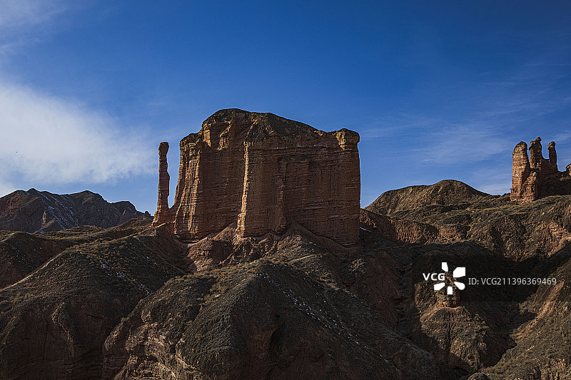 冰沟丹霞图片素材
