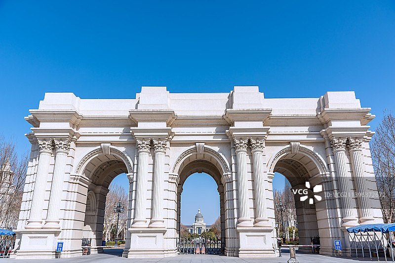 中国河南农业大学校门图片素材
