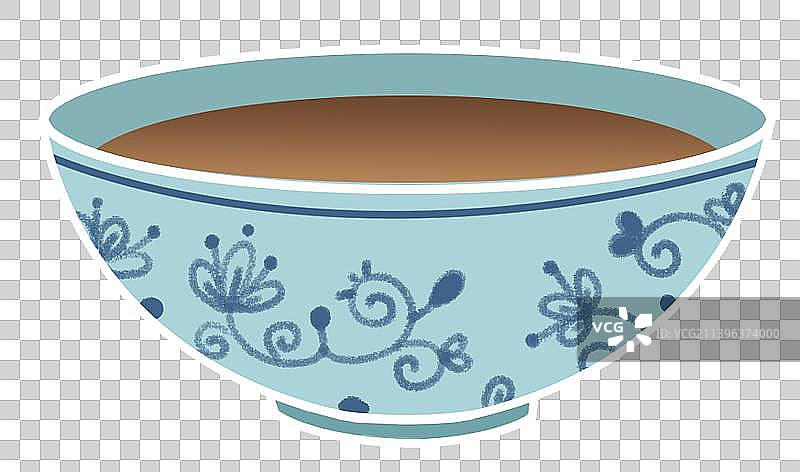 青花瓷碗图片素材