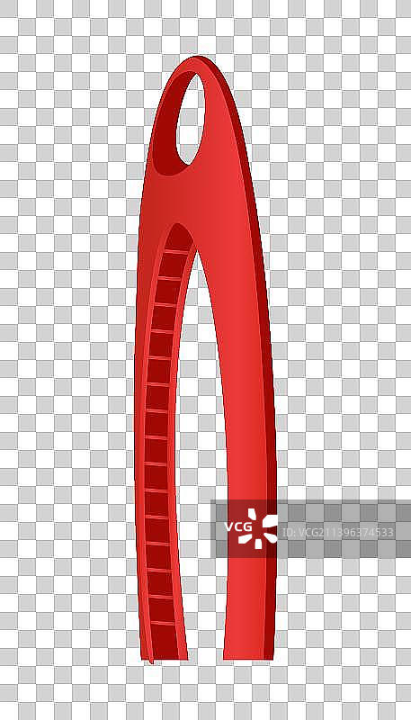 单个建筑剪影外轮廓插画图片素材