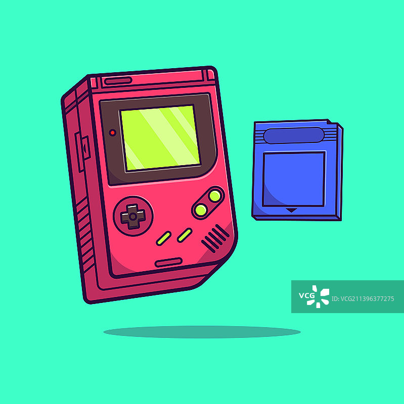 游戏机彩色卡通图片素材