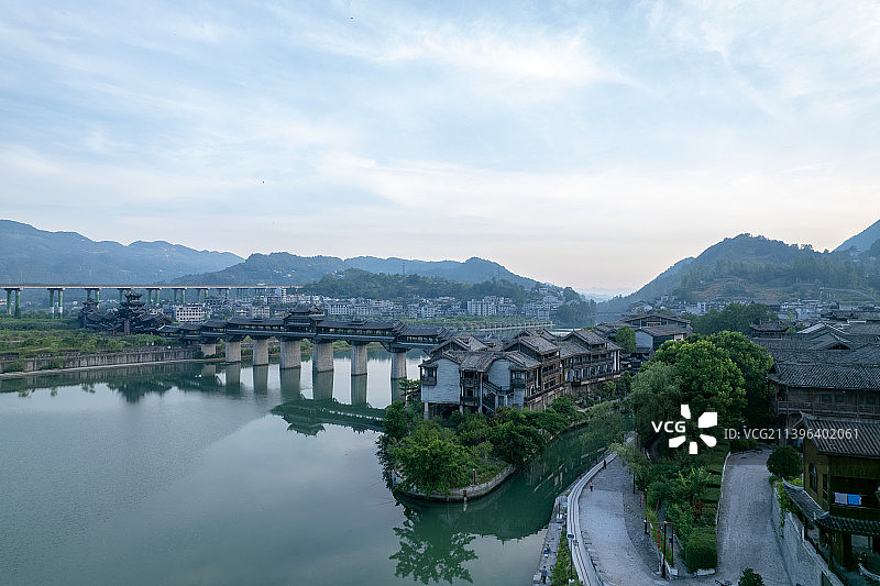 重庆黔江濯水古镇5A景区图片素材