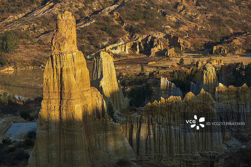 元谋土林 ——云南省  楚雄州  元谋县图片素材