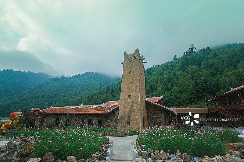 阿坝州茂县松坪沟图片素材