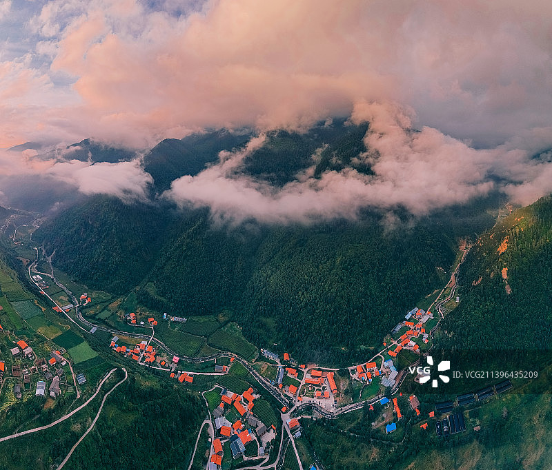 阿坝州茂县松坪沟图片素材