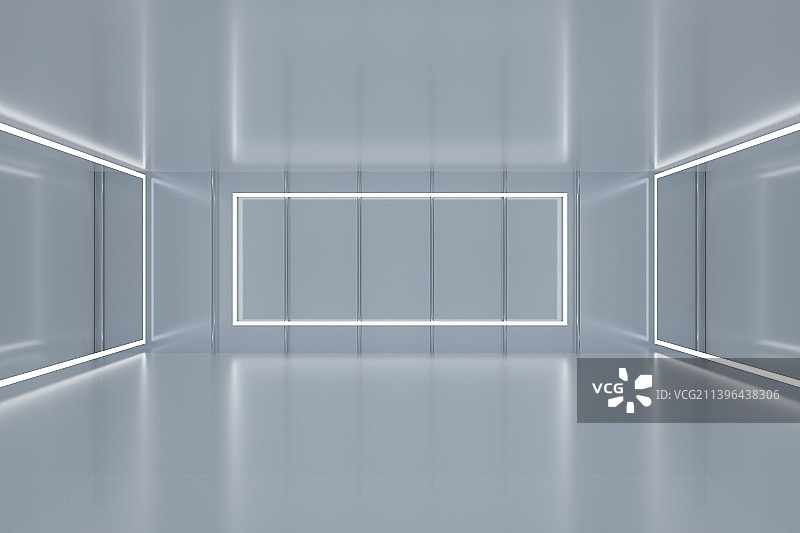 3D渲染插图空间灯光背景图片素材