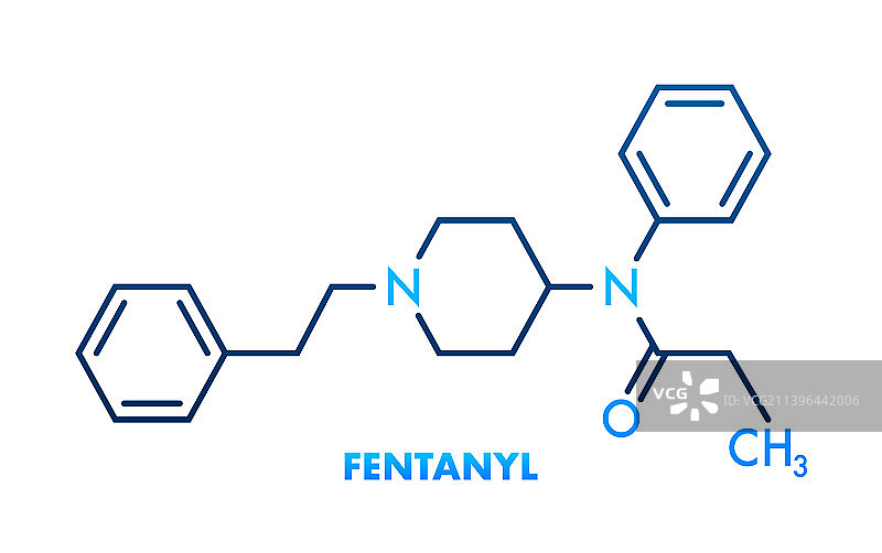 芬太尼分子式图图片素材