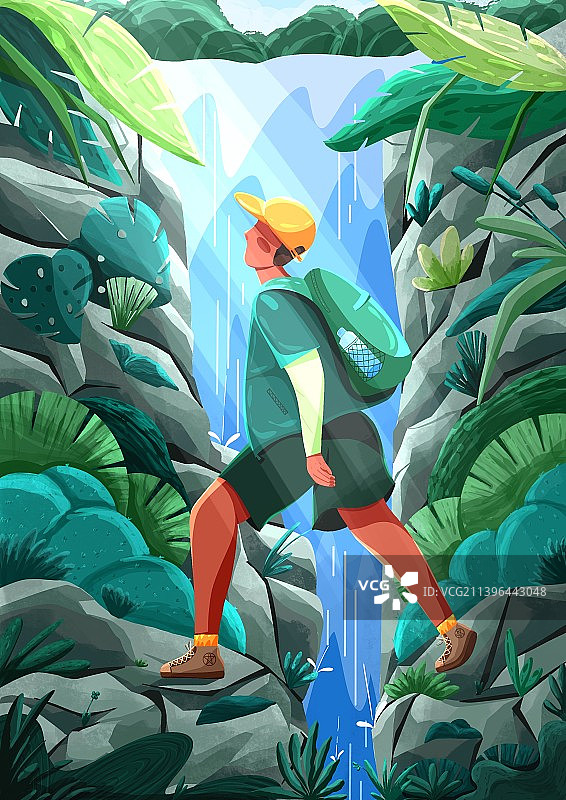 夏日户外计划图片素材