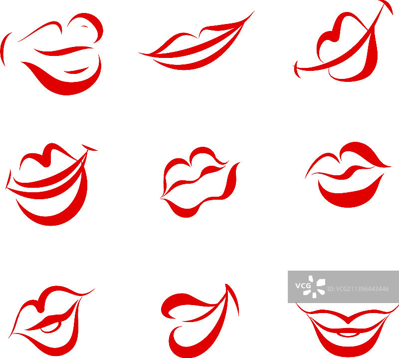 唇部彩妆系列图片素材