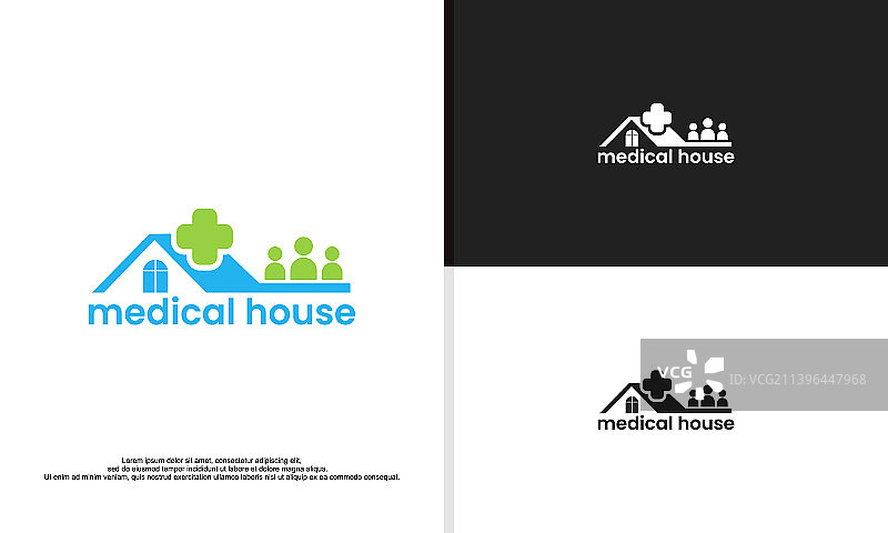 家庭护理医生Logo设计图片素材