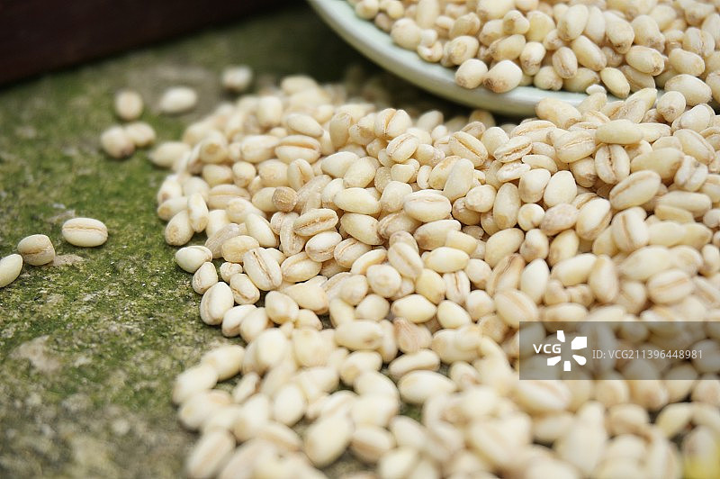 大麦仁，胚芽米，运用低温烘培技术的粗粮，五谷杂粮，干货，食物，粮食，粥粮图片素材