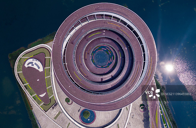 航拍环岛图片素材