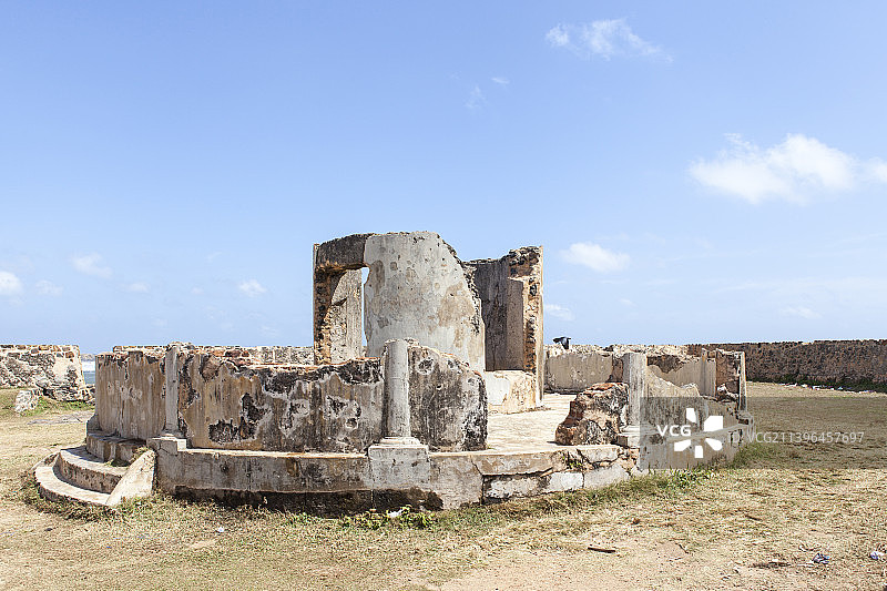 斯里兰卡海边海啸遗址图片素材