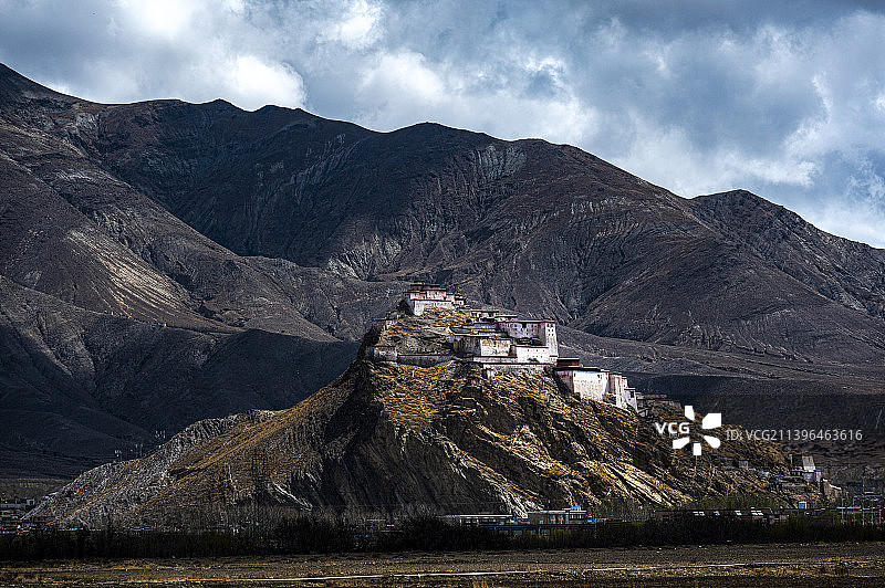 江孜古堡图片素材