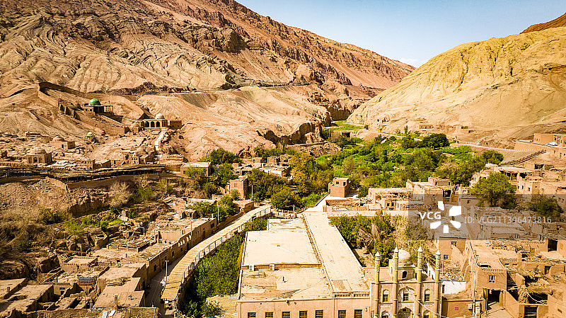 新疆吐鲁番吐峪沟图片素材