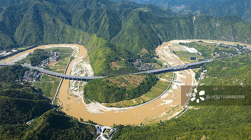 陕西金丝峡图片素材