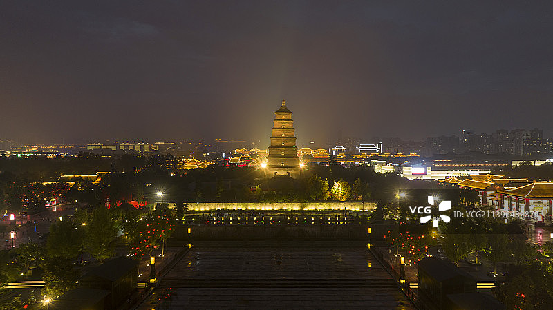 陕西西安雁塔寺图片素材