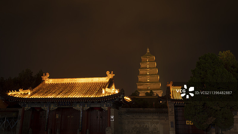 陕西西安雁塔寺图片素材