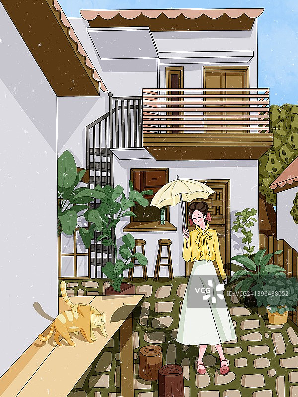 一个人的生活图片素材