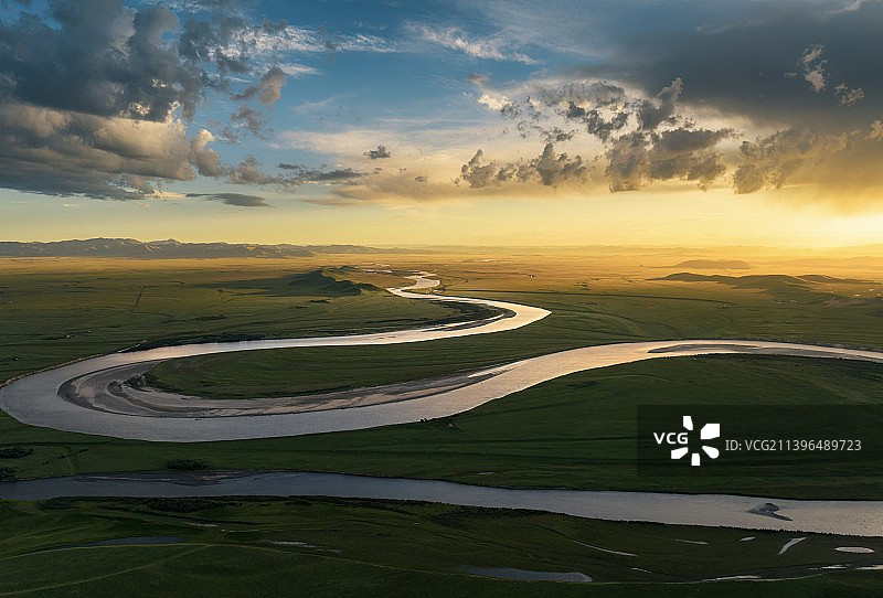 黄河九曲第一弯图片素材