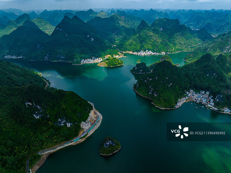 《广西上林大龙湖》图片素材