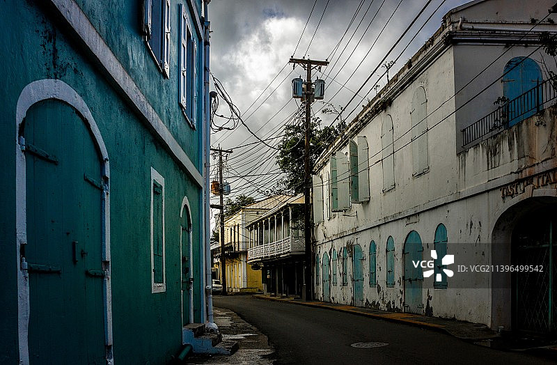 圣胡安老城区，波多黎各图片素材