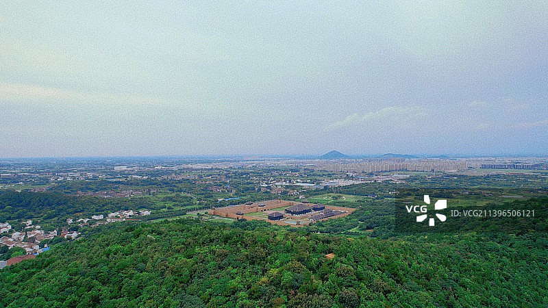 俯瞰阖闾城遗址图片素材