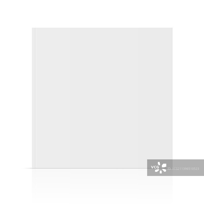 封闭式方形平装书目录或杂志图片素材