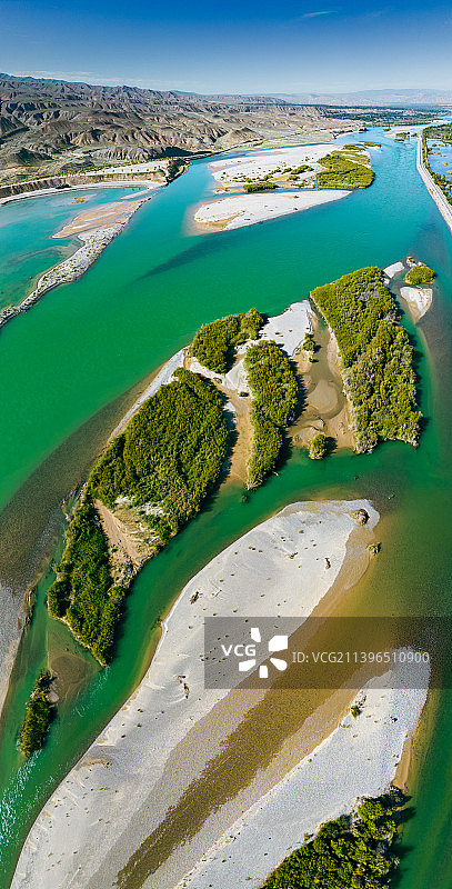 青海贵德黄河清国家湿地公园图片素材