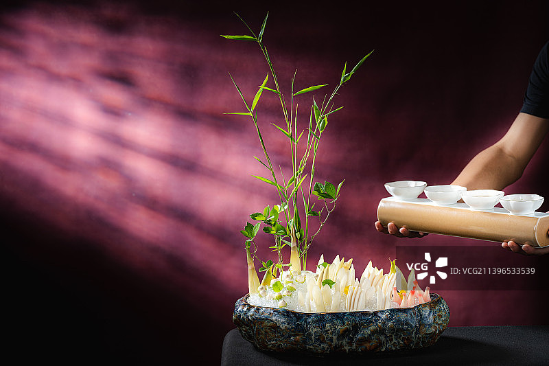 私房菜 高端美食 顶级川菜 开水白菜 刺身竹笋 酒窖 酒吧 吧台 豆瓣鱼 新派川菜图片素材