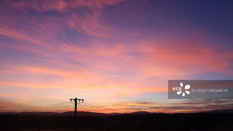 晚霞很美！图片素材