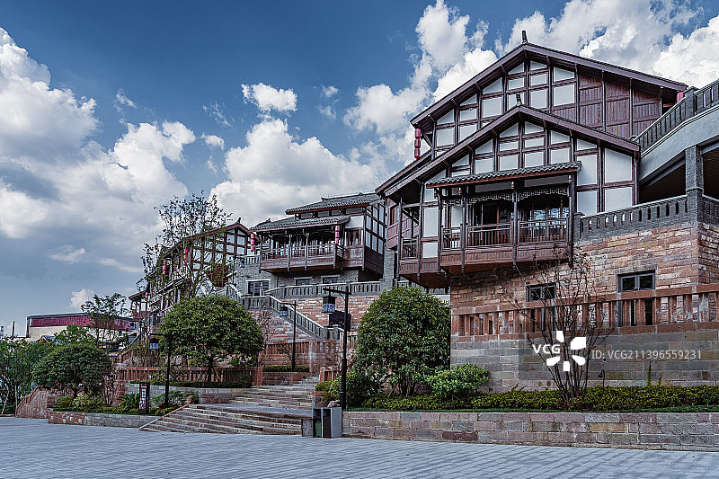 重庆磁器口古镇图片素材