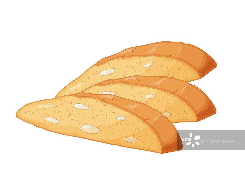 意大利杏仁脆饼干图片素材