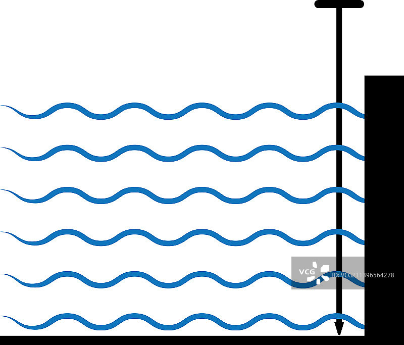 水深测量图标图片素材